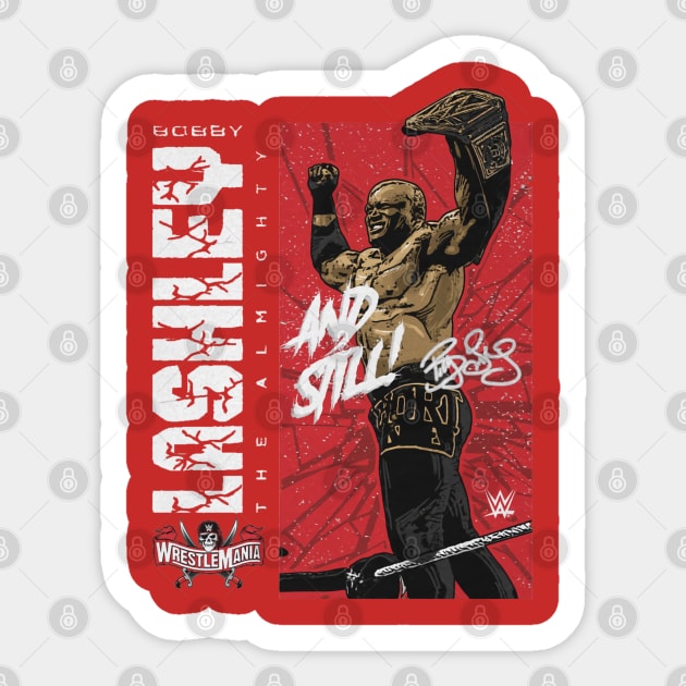 Bobby Lashley And Still Sticker by MunMun_Design